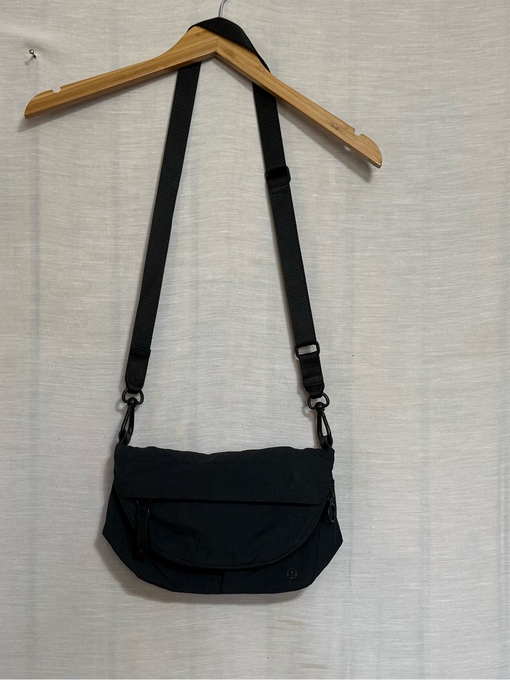 Lululemon Festival Crossbody Bag Black Nylon